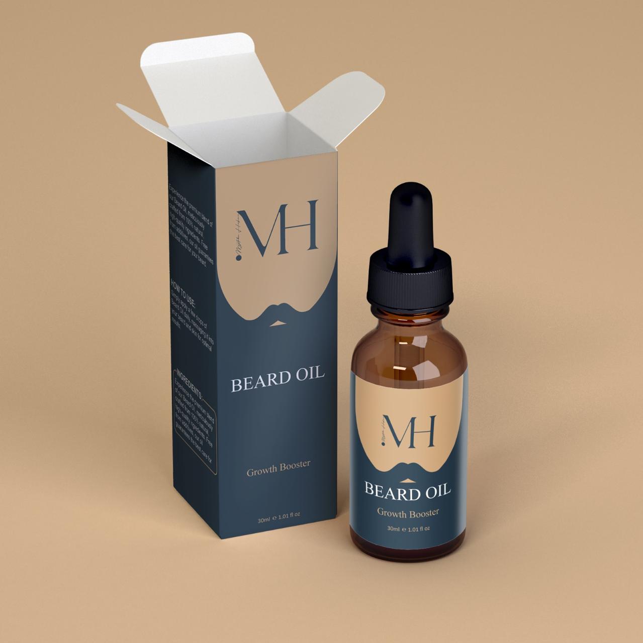 MH GROOMING BEARD GROWTH OIL 7 DAYS RESULT