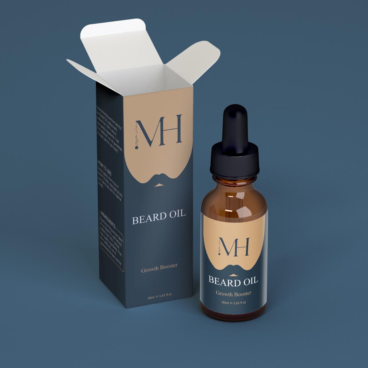 MH GROOMING BEARD GROWTH OIL 7 DAYS RESULT