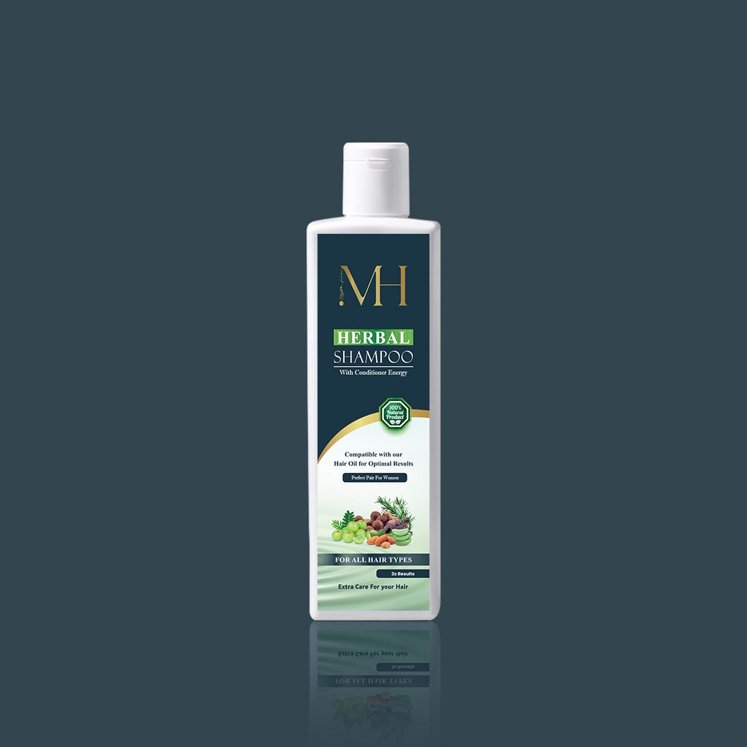 MH Grooming Herbal Hair Shampoo - 150ml For Hair Fall Control With 100% natural herbs and rose marry essence