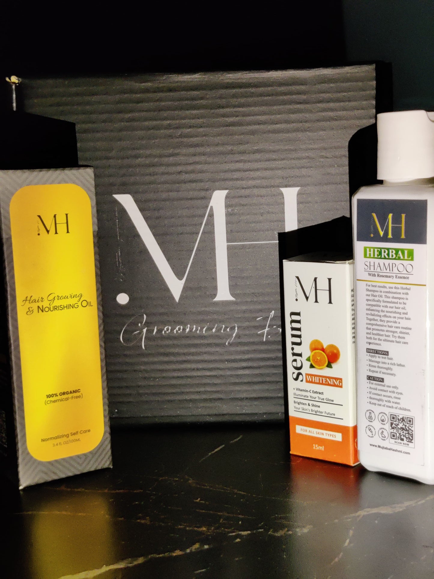 MH Grooming Box The Ultimate Hair & Skin Care Trio