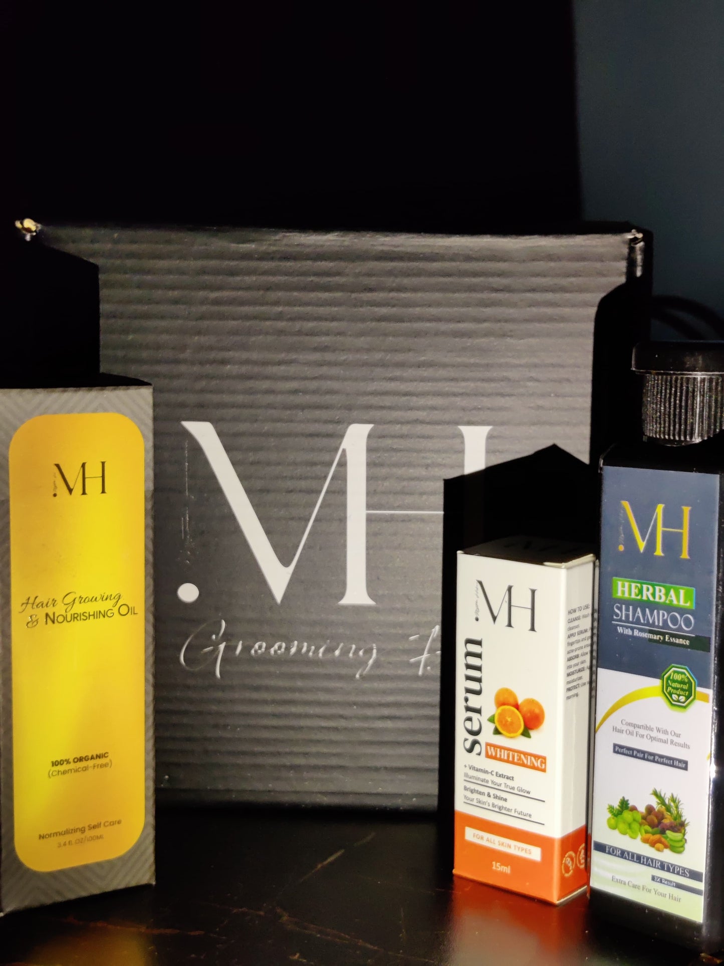 MH Grooming Box The Ultimate Hair & Skin Care Trio